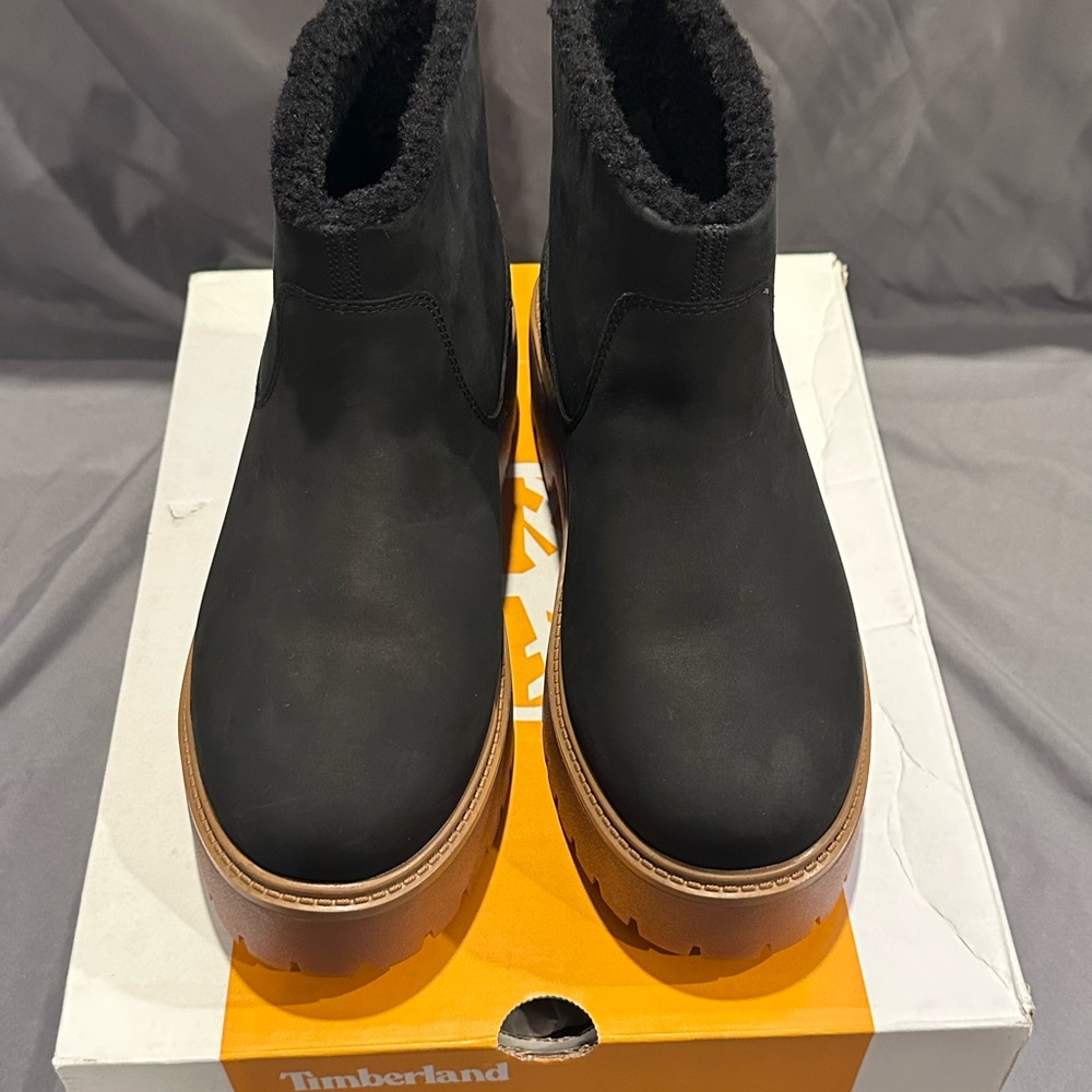 Timberland Black and Tan Winter Boots Size 11